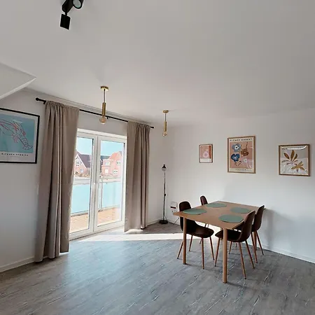 Apartamento Koeoek Kuestentraum - Modern, Balkon, Strandnah, Maisonette *