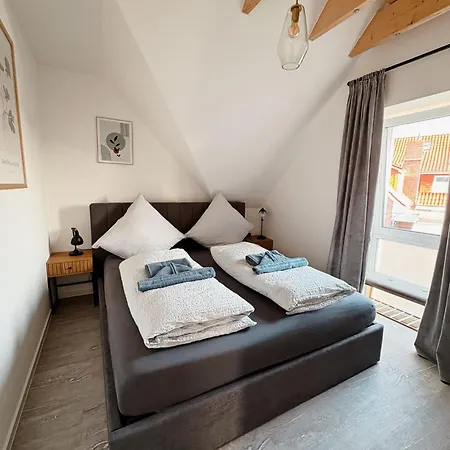 Köök Küstentraum - Modern, Balkon, Strandnah, Maisonette *