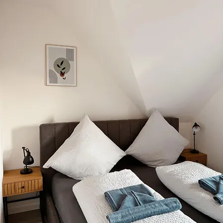 Apartmán Koeoek Kuestentraum - Modern, Balkon, Strandnah, Maisonette *