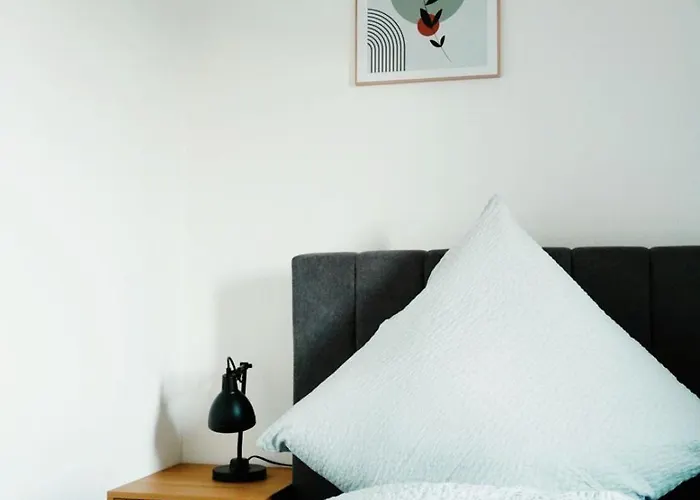 Köök Küstentraum - Modern, Balkon, Strandnah, Maisonette Neuharlingersiel