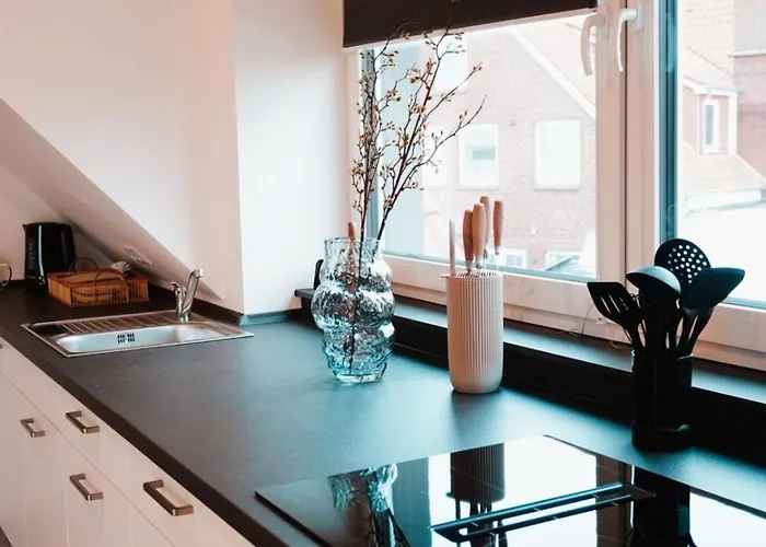 Koeoek Kuestentraum - Modern, Balkon, Strandnah, Maisonette Appartement Neuharlingersiel