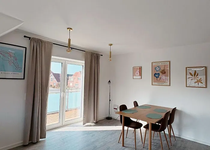Appartement Koeoek Kuestentraum - Modern, Balkon, Strandnah, Maisonette *