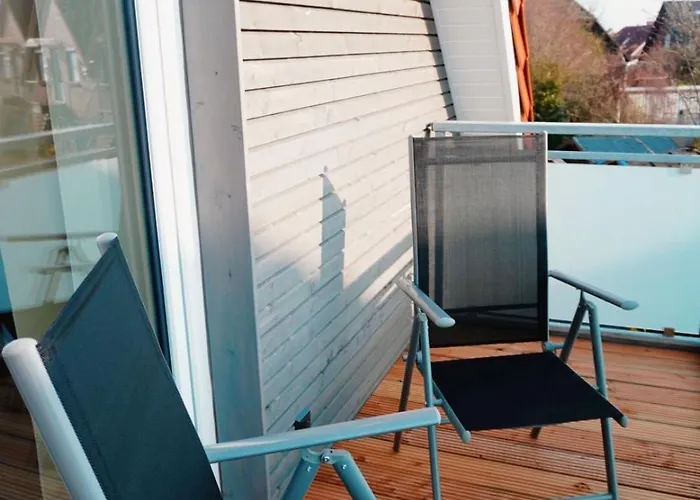 Köök Küstentraum - Modern, Balkon, Strandnah, Maisonette