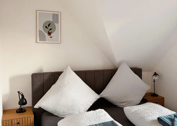 Apartment Köök Küstentraum - Modern, Balkon, Strandnah, Maisonette *